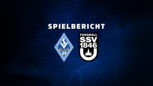 Spielbericht SV Waldhof Mannheim gegen SSV 1846 Ulm Fussball